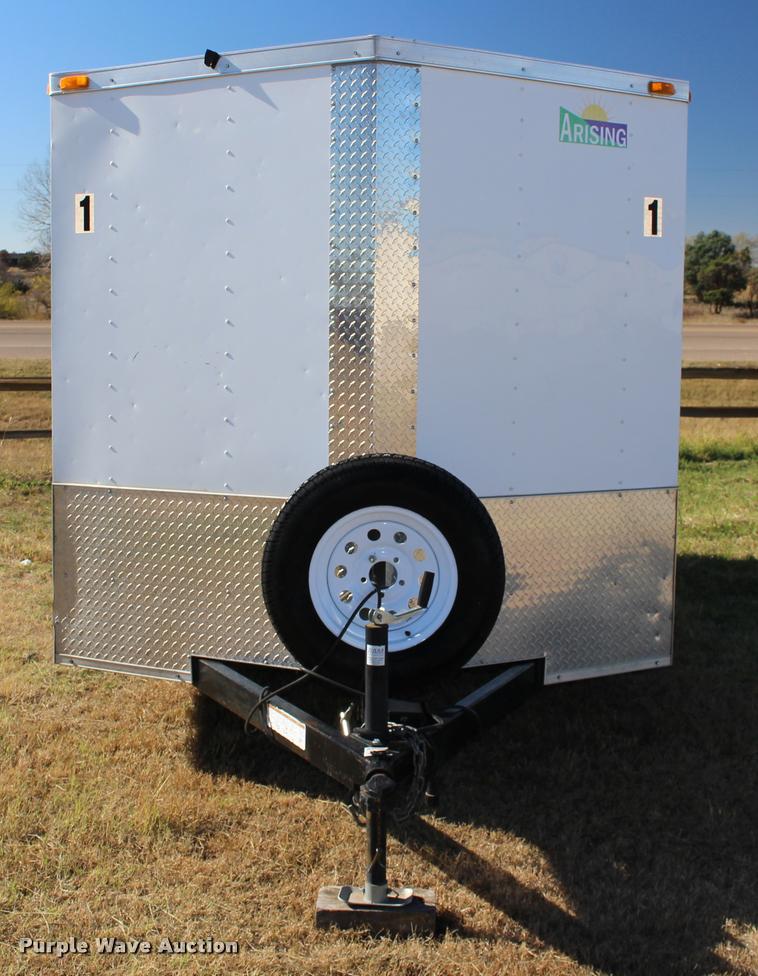 image for item DA4485 2013 Arising 712VSRW enclosed cargo trailer