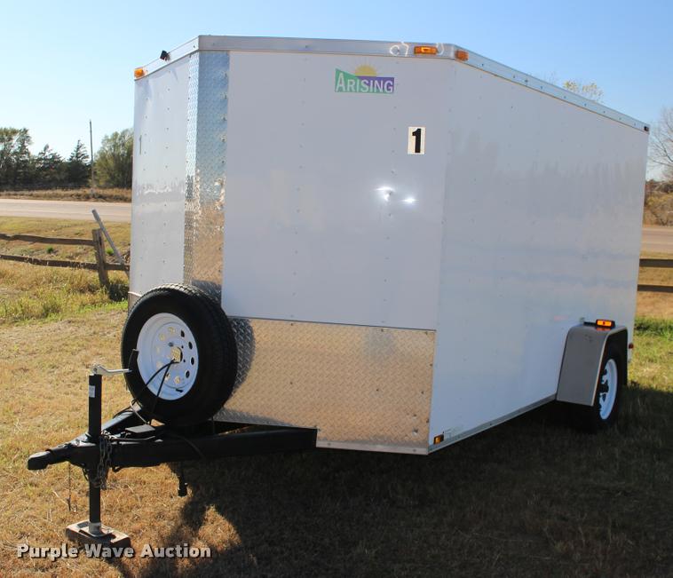 image for item DA4485 2013 Arising 712VSRW enclosed cargo trailer