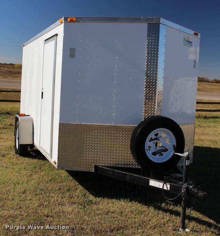 image for item DA4486 2013 Arising 712VSRW enclosed cargo trailer