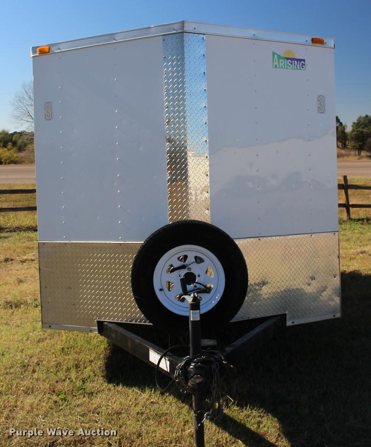 image for item DA4486 2013 Arising 712VSRW enclosed cargo trailer