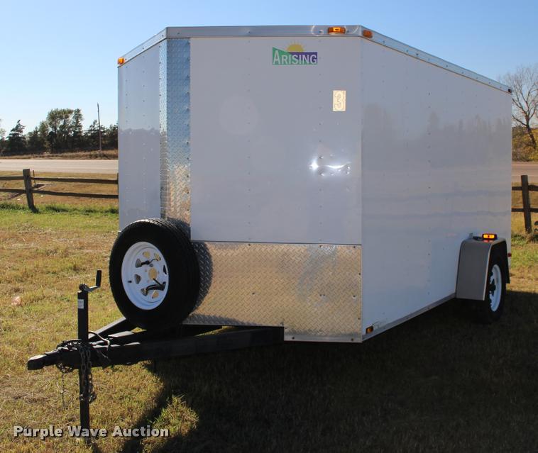image for item DA4486 2013 Arising 712VSRW enclosed cargo trailer