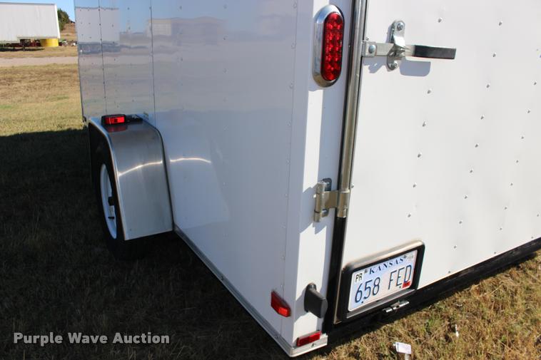 image for item DA4486 2013 Arising 712VSRW enclosed cargo trailer