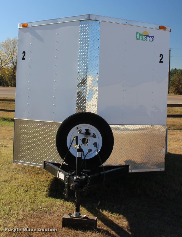 image for item DA4487 2013 Arising 712VSRW enclosed cargo trailer