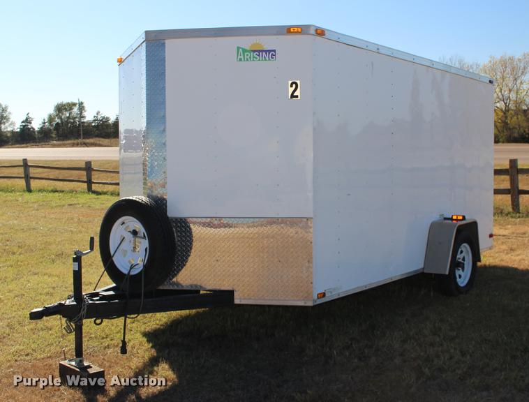 image for item DA4487 2013 Arising 712VSRW enclosed cargo trailer