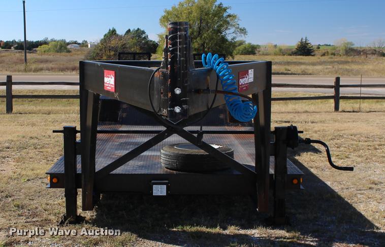 image for item DA4488 2008 Overbilt step deck trailer