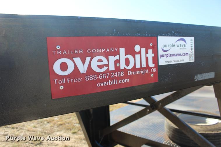 image for item DA4488 2008 Overbilt step deck trailer