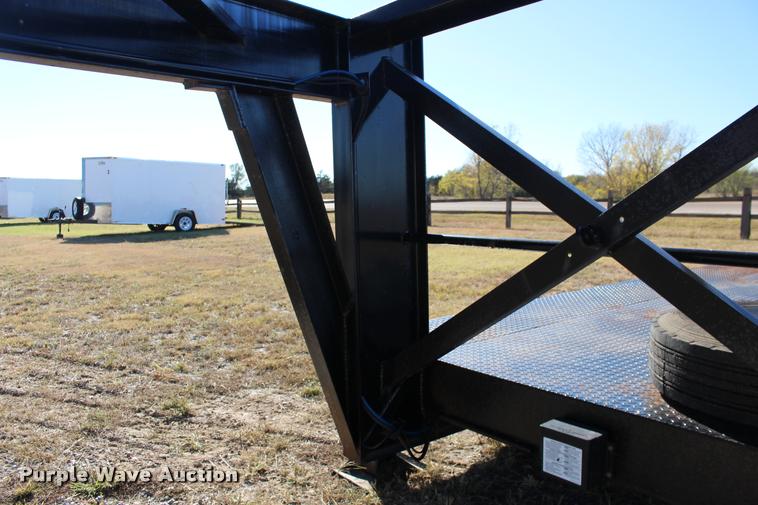 image for item DA4488 2008 Overbilt step deck trailer