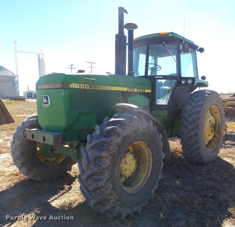 image for item DA4668 1984 John Deere 4850 MFWD tractor