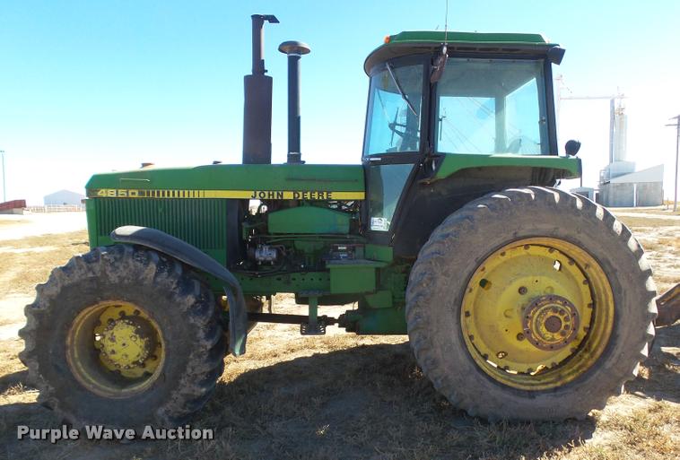 image for item DA4668 1984 John Deere 4850 MFWD tractor