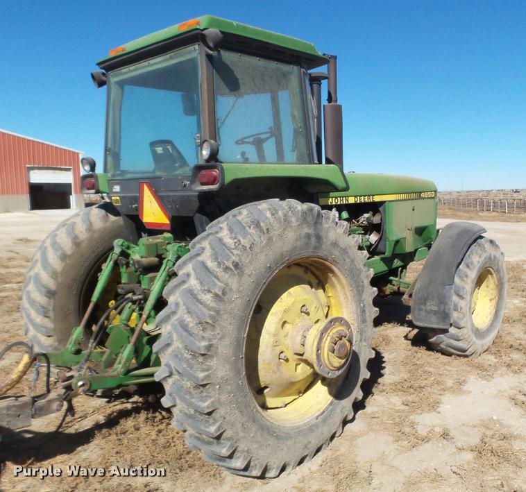 image for item DA4668 1984 John Deere 4850 MFWD tractor