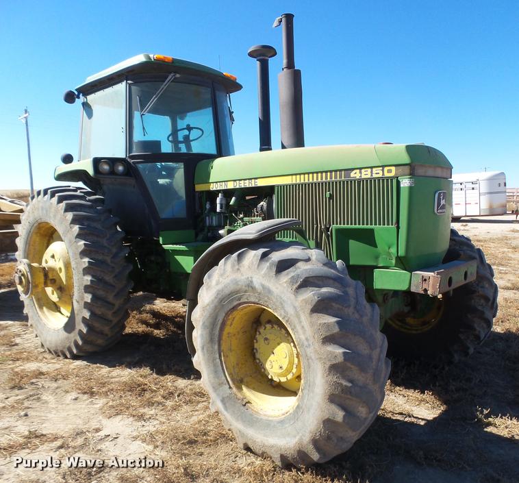 image for item DA4668 1984 John Deere 4850 MFWD tractor