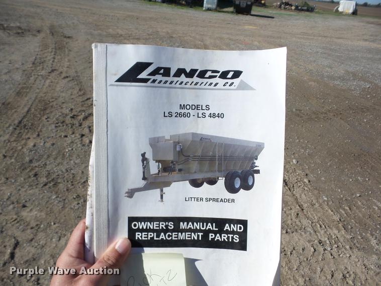 image for item J8696 2012 Lanco LS5330 manure/lime spreader
