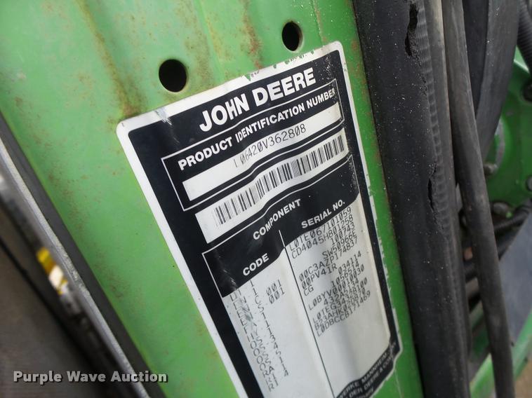 image for item K5596 2003 John Deere 6420 MFWD tractor