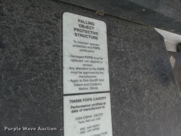 image for item K5597 2002 John Deere 6420 MFWD tractor