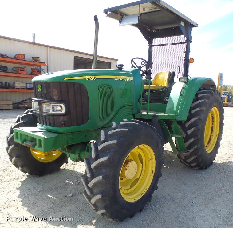 image for item K5633 2003 John Deere 6420 MFWD tractor