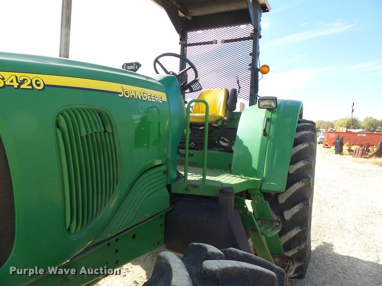 image for item K5633 2003 John Deere 6420 MFWD tractor