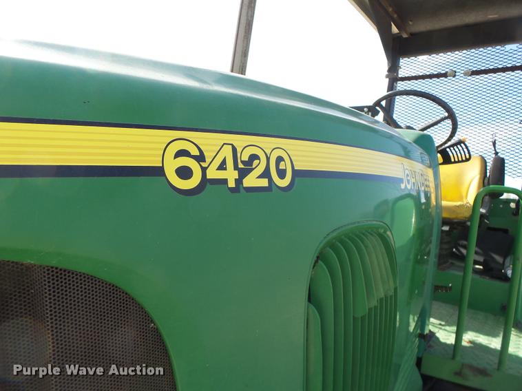 image for item K5633 2003 John Deere 6420 MFWD tractor