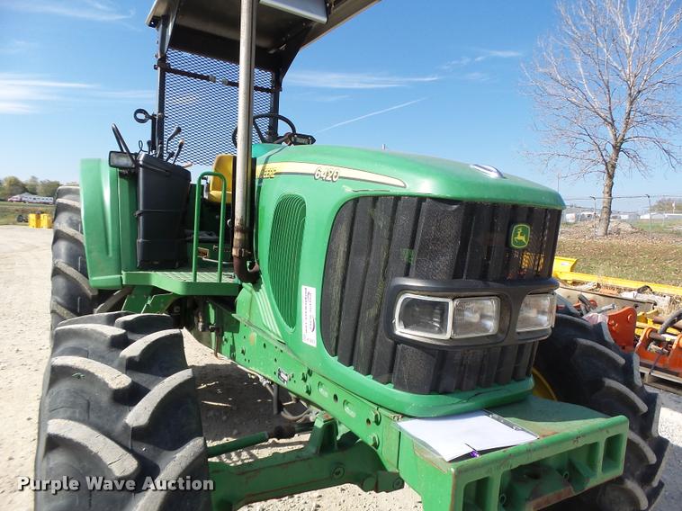 image for item K5633 2003 John Deere 6420 MFWD tractor
