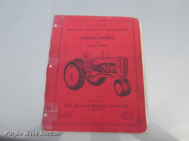 image for item K6231 1953 Massey-Harris 33 tractor