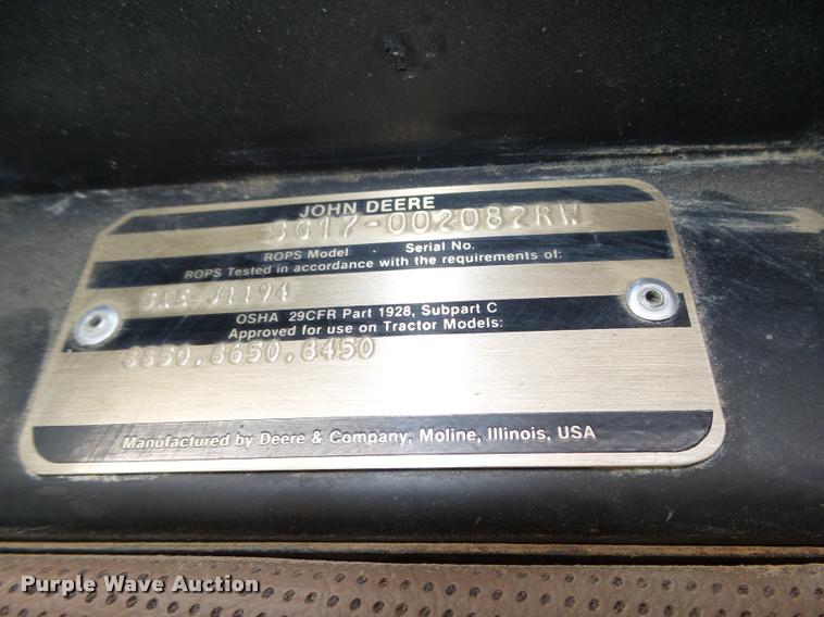 image for item L4101 1982 John Deere 8650 4WD tractor