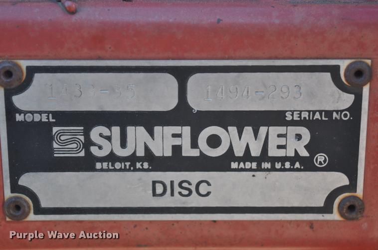 image for item L5003 Sunflower 1433-35 tandem disk