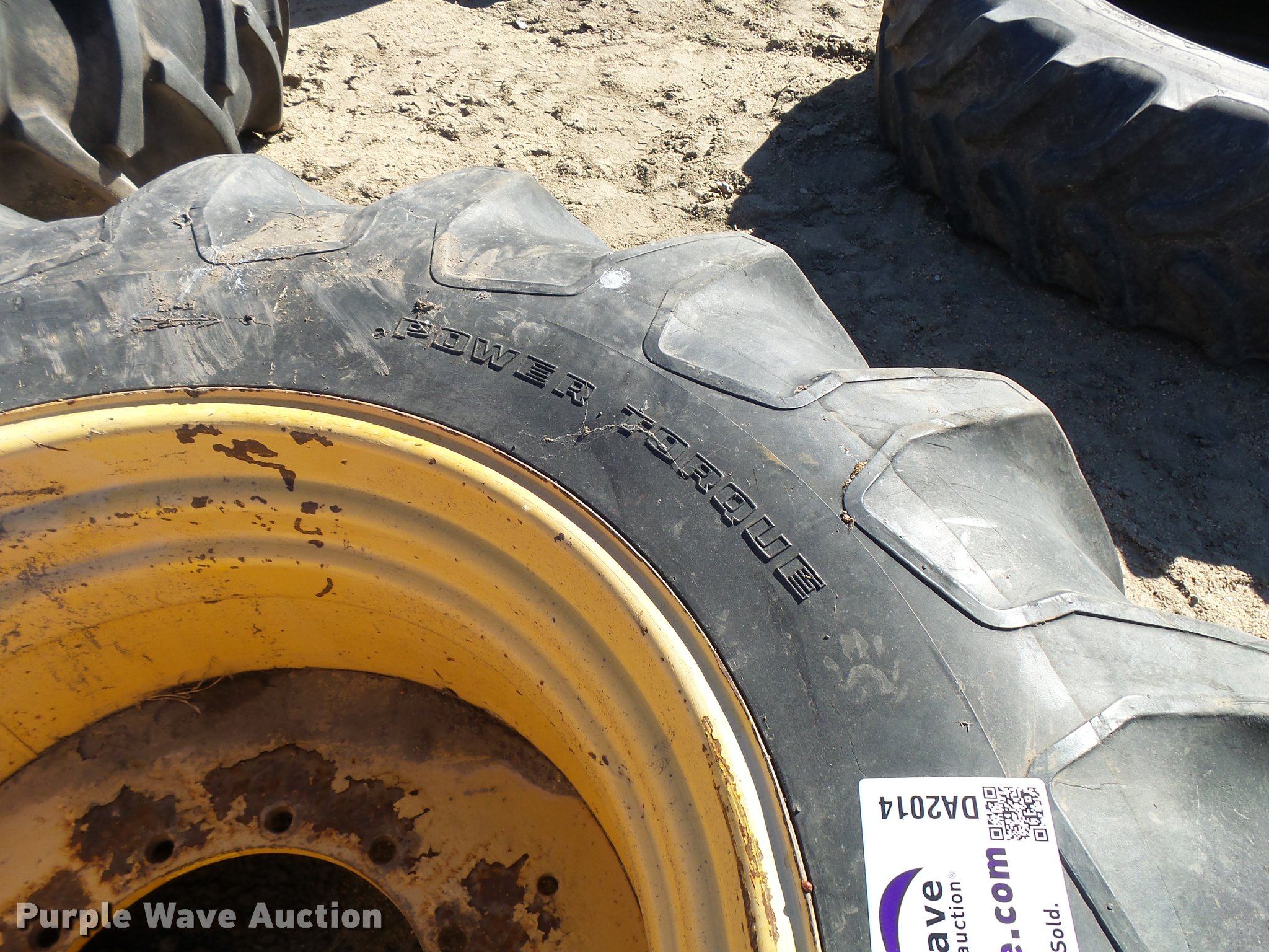Goodyear 24.532 tire and wheel in Kinsley, KS Item DA2014 sold