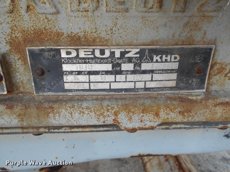 image for item AH9876 Deutz F6L912 six cylinder diesel engine