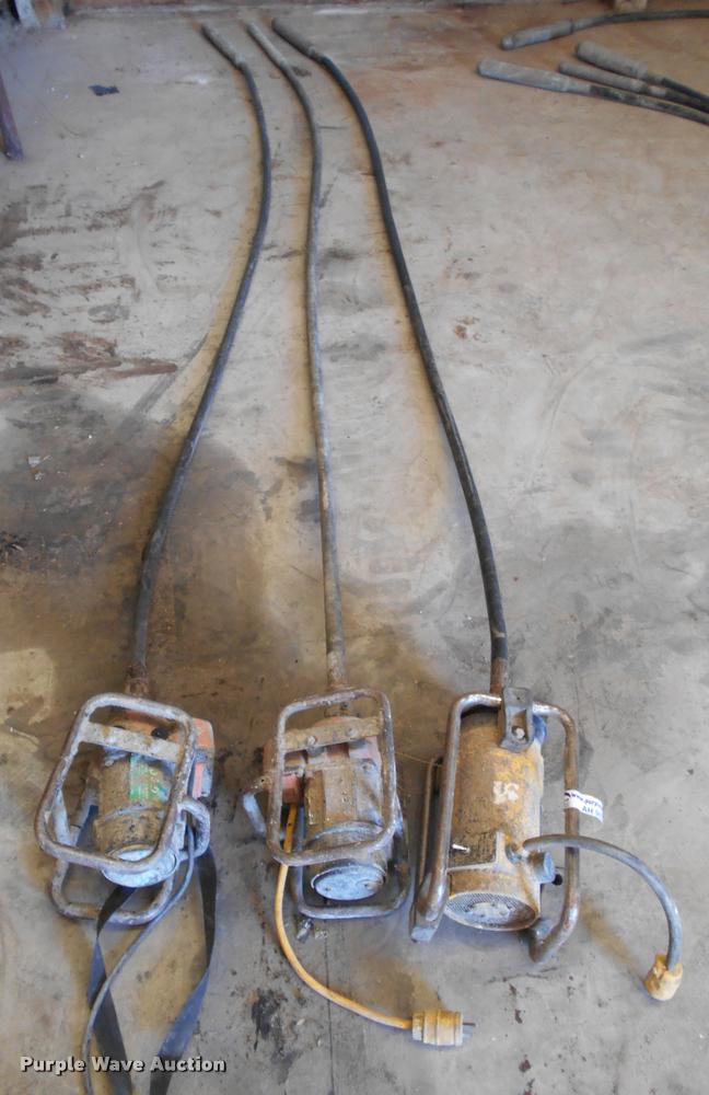 image for item AH9878 (3) concrete vibrators/whips