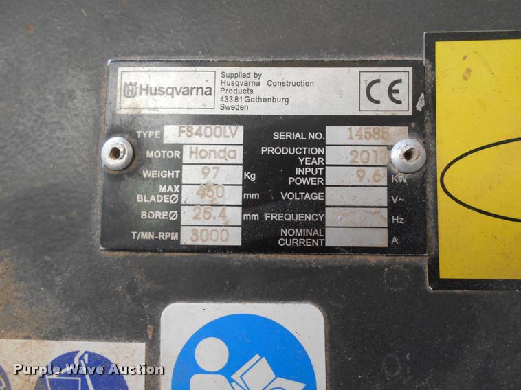 image for item AH9883 Husqvarna FS400LV concrete saw