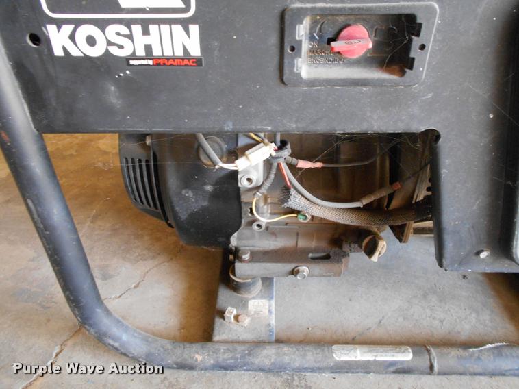 image for item AH9885 Koshin GEH-6000DX generator