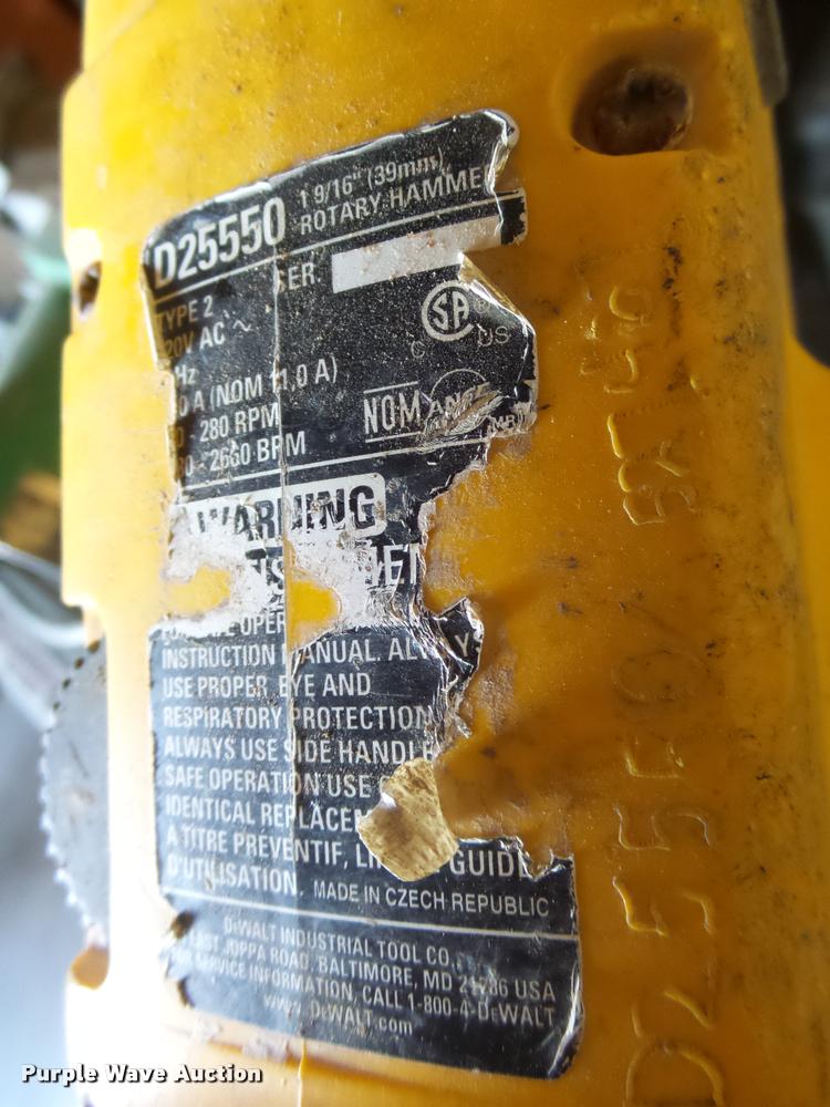 image for item AH9922 (2) rotary hammers