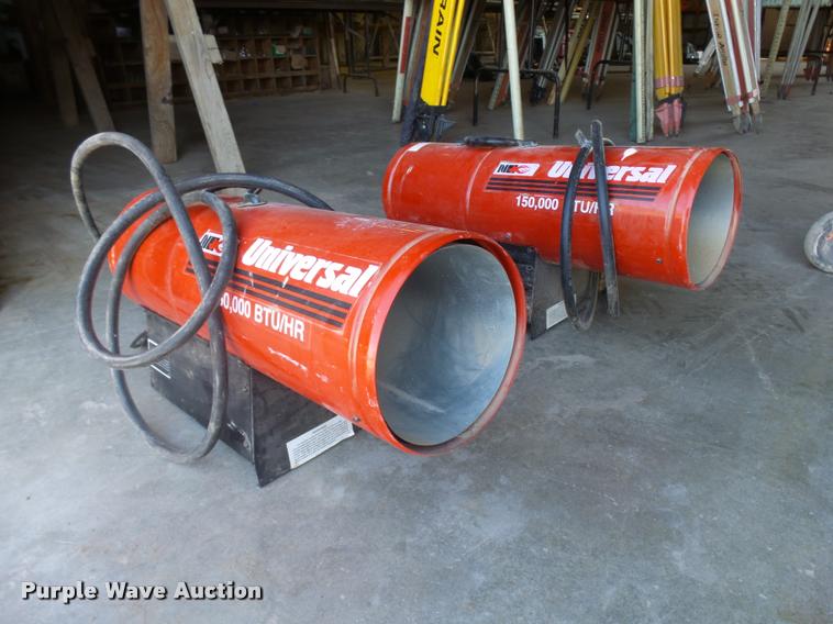 image for item AH9923 (2) Universal propane heaters