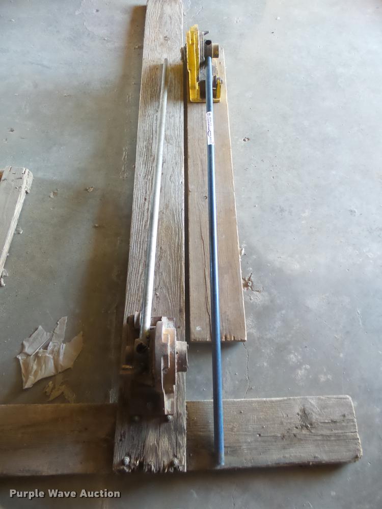 image for item AH9946 (2) Willard rebar cutter benders