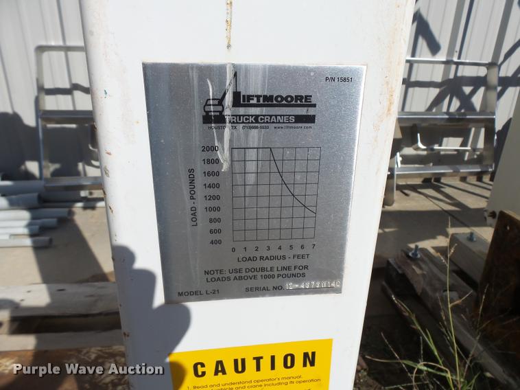 image for item AH9959 Liftmoore L21 truck crane