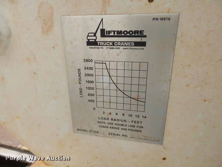 image for item AH9961 Liftmoore 2700AR truck crane