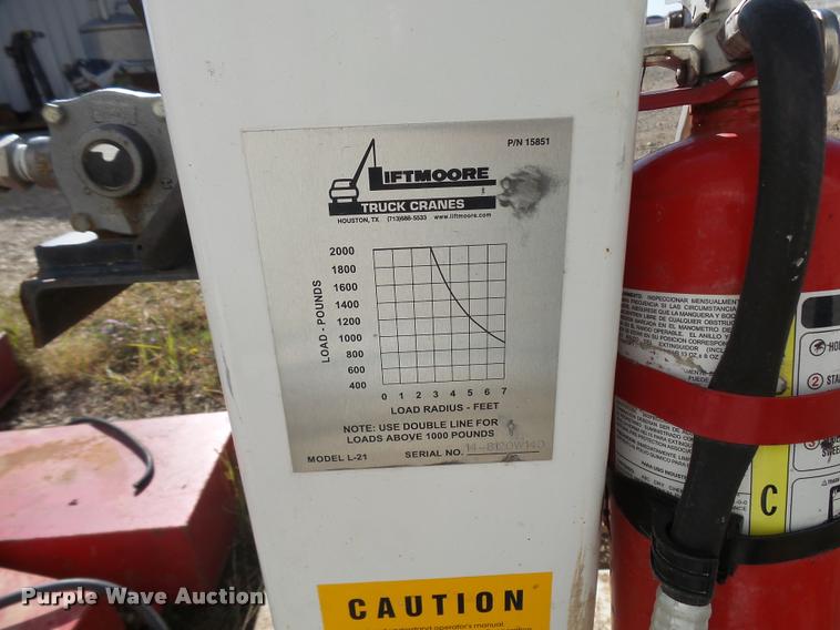 image for item AH9962 Liftmoore L21 truck crane