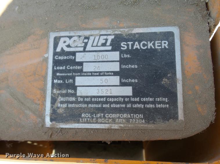 image for item AS9513 Rol-lift stacker