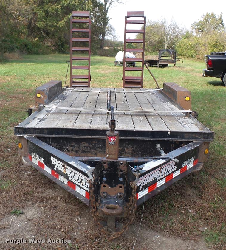 image for item AX9059 2006 Towmaster Trail King T-14DP equipment trailer