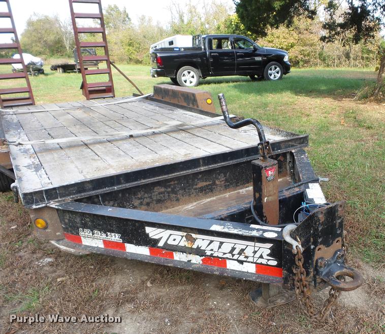 image for item AX9059 2006 Towmaster Trail King T-14DP equipment trailer