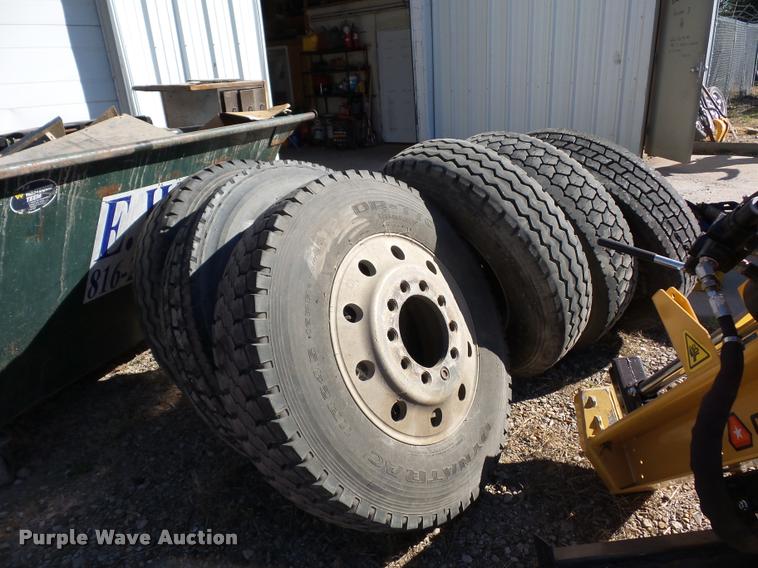 image for item BG9597 (6) 11R24.5 tires and wheels