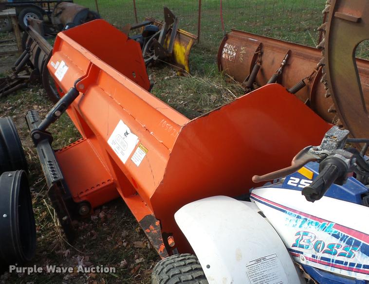 Bobcat skid steer box blade in Sibley, MO Item BG9624 sold Purple Wave