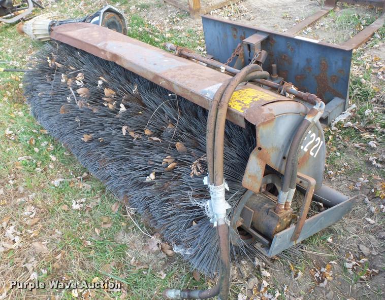Sweepster skid steer broom in Sibley, MO Item BG9631 sold Purple Wave