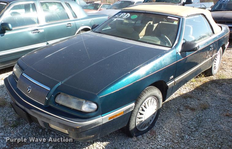 image for item BG9650 1993 Chrysler Lebaron LX convertible