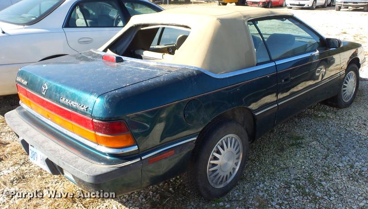 image for item BG9650 1993 Chrysler Lebaron LX convertible