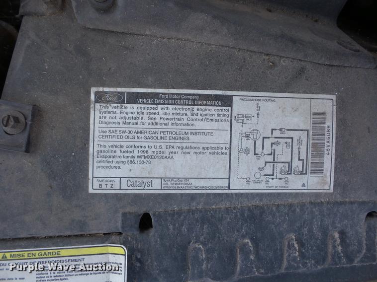 image for item BG9652 1998 Lincoln Mark VIII