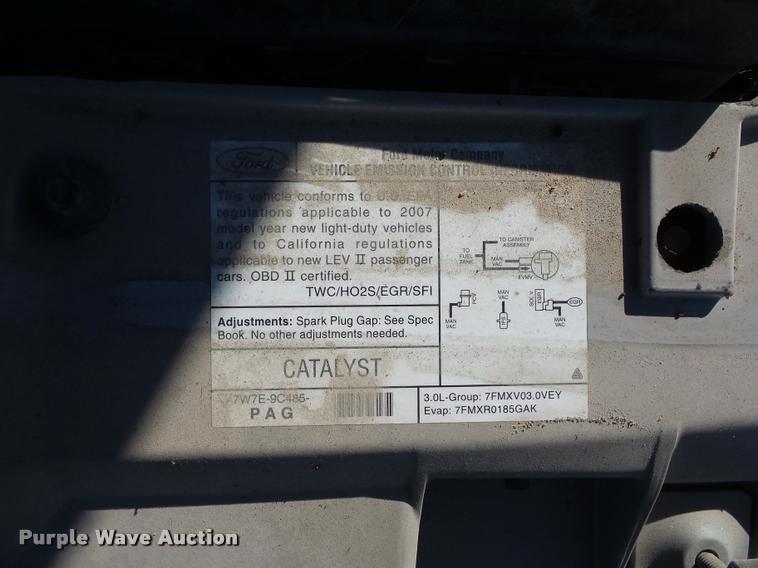 image for item BG9657 2007 Ford Taurus