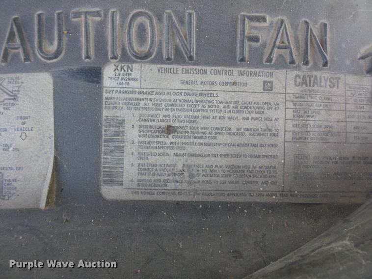 image for item BG9658 1984 Chevrolet Camaro