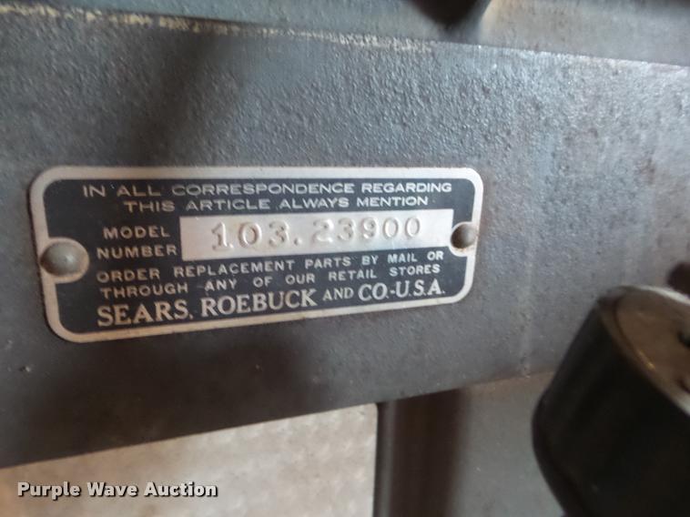 image for item BK9391 Sears jointer