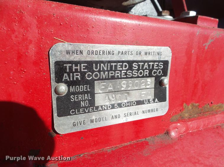 image for item BK9473 US Air Co. compressor