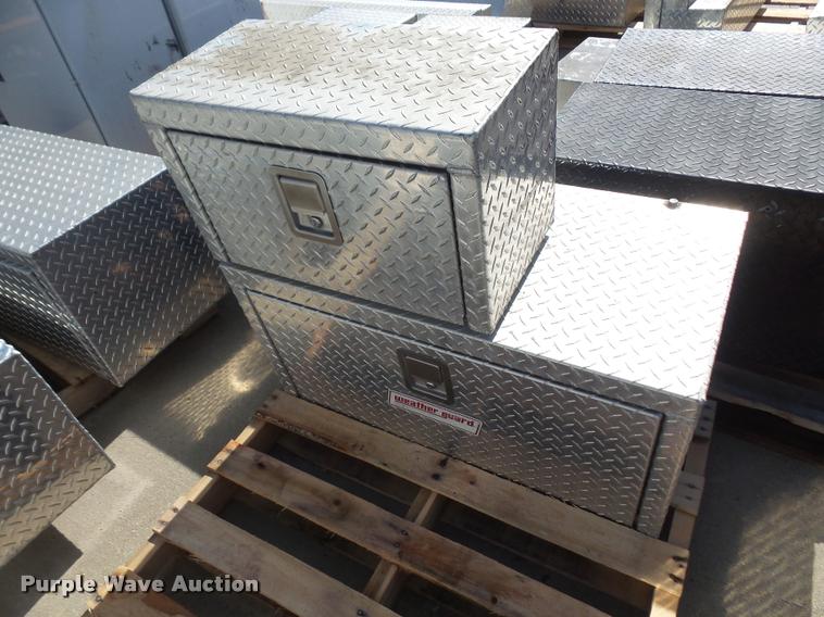 image for item BW9533 (3) tread plate toolboxes